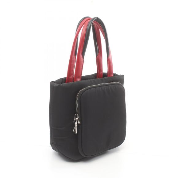 Prada Handbag Nylon Tessuto Pocket Leather - Picture 1 of 6